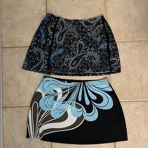 Athleta active skirts, wear over leggings